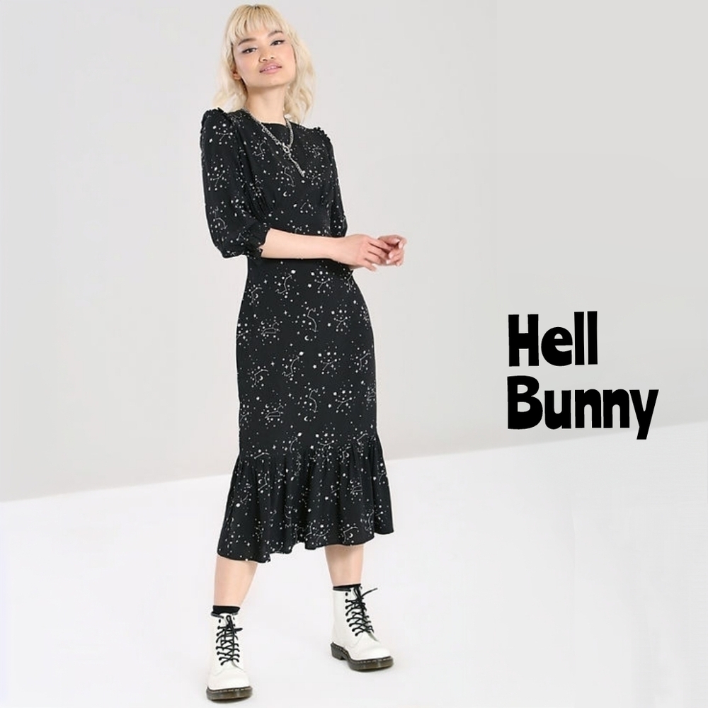 Hell Bunny Constellations Midi Dress